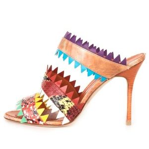 Manolo Blahnik Snakeskin Heels